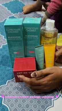 Huge Unboxing of @consciouschemistindia 
Comment for product