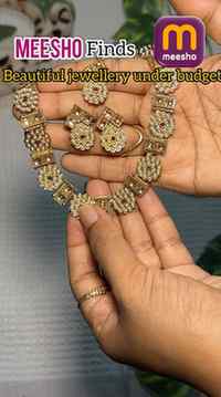 Follow and comment for link ✨🥰
Meesho jewellery haul😍
.
.
