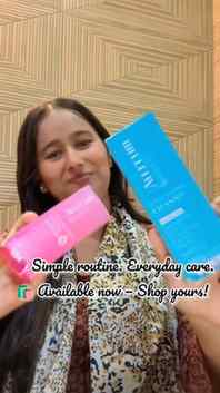 ✨ Simple skincare, everyday glow! 🫧💗
Gentle Cleanser + Ser