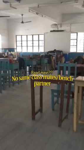 "Baad mein"...we’ll open this classroom door again… but noth