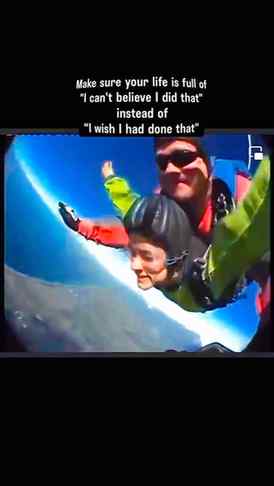 SKYDIVE !! Back in 2010 New Zealand , I stood at the edge of