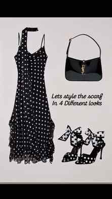 A polka dot moment, styled four ways ✨🎀
One dress, one matc