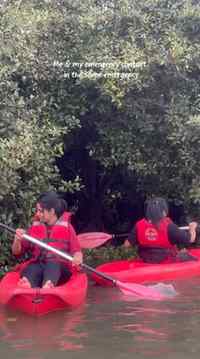 Kayaking is fun until...🫠
[kayaking, fun, friends, kadamak