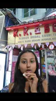 Rukmini Maitr at my neighbourhood , K.K and Sons, shopping