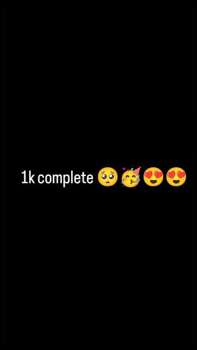 ✨ 1K FAMILY COMPLETE ✨
Aap sabka dil se thank you 🤍
Itna py