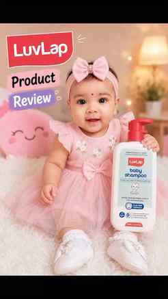 "Baby ke baalon ko chahiye extra gentle care... 💙 Isliye hu