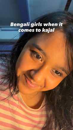 Eye makeup ! Viral makeup eyelashes Bengali style kohl Kajal