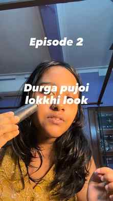 Durga pujo look❤️