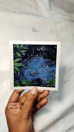 Turning the rainy days into my inspiration for art π§οΈβ¨
Pai