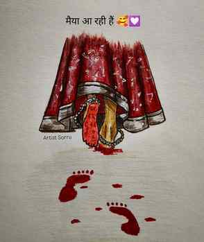 Maa is Coming 🥰🫠
#durgamaa #navratri2026 #art #maa #11oc