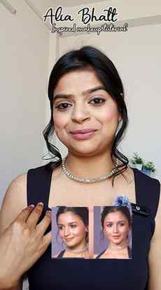 Alia Bhatt inspired makeup tutorial 💋 ✨ Save karo 💾 & try 