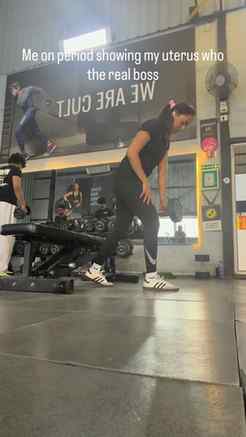 Strong body softer nervous system

period workout, gym girl 