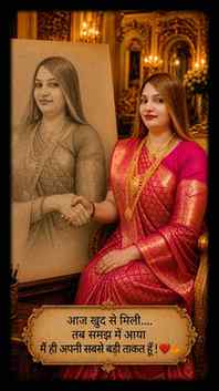 जब खुद का साथ मिल जाए, दुनिया जीतना आसान हो जाता है 💫
 Self