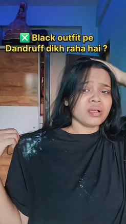 Dandruff ruining your black outfits? 👀 Say goodbye to those