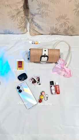 What's inside my bag says a lot about me... 🌸✨ Which one wo