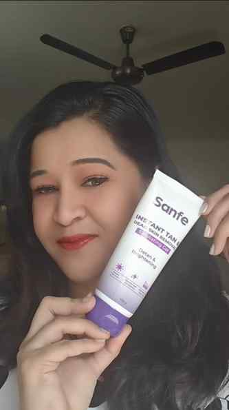 Smooth skin, happy vibes! Sanfe exfoliating gel buffs away d