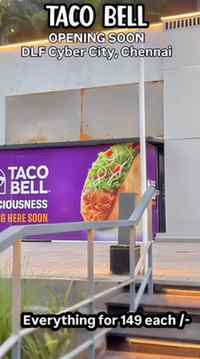 🌮🔥 TACO BELL IS NOW OPEN AT DLF CYBER CITY, RAMAPURAM! 🔥�