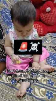 Don't disturb the disturbance 👶🏻🍼😂..........#viralreels