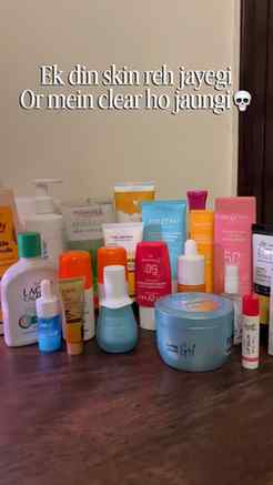 ✨At this point, there’s more skincare than skin. 🎀🤭. #beau