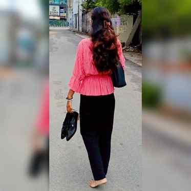 Sometimes you just have to ditch the shoes and walk your own