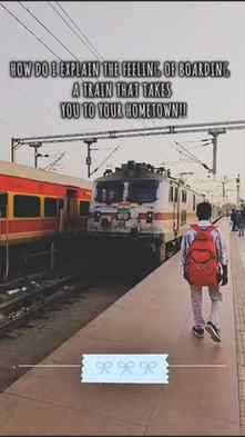 Boarding a Train that takes you to your hometown is 🤌🏼 #re