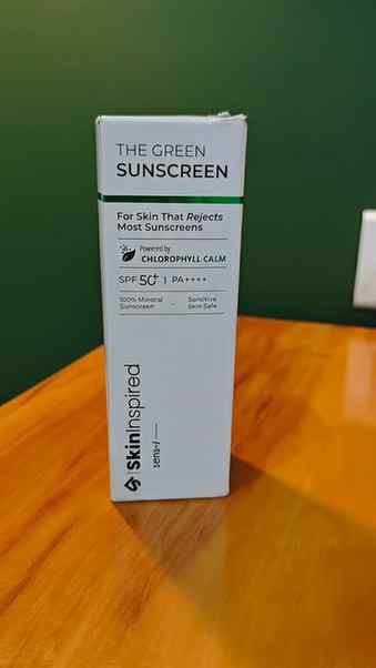 This green sunscreen from @skininspired.in has officially ea
