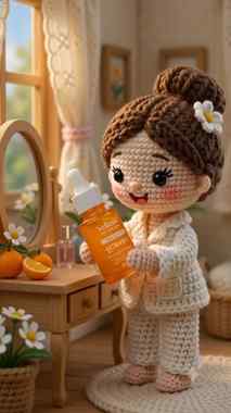 If you wanna get this orange 🍊glow just like her, Just buy