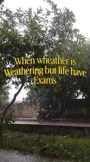 Weather romantic ,life traumatic💀 
#rain #instagram #fyp #v