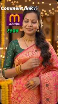 meesho Saree “Only ₹199” #meesho #meeshoapp #meeshofinds2026