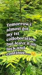 Tomorrow i almost got my 1st colloboration.
#instagram #tred