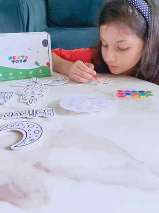 🎨✨ Creative moments are always the best.
My little one had