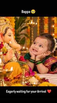Bappa... Eagerly waiting for your Arrival ❤️💕

#ganeshchatu