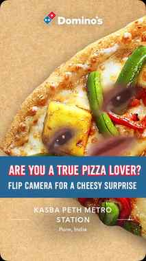 Pizza love @dominos_india #snapchat #babyfilter @snapchat