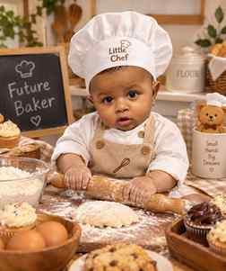 Comment “ cute baker ” for this PROMPT or share this post in