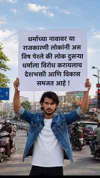 धर्माच्या नावावर इतकं विष पेरलं गेलं आहे की आज अनेकांना दुसऱ