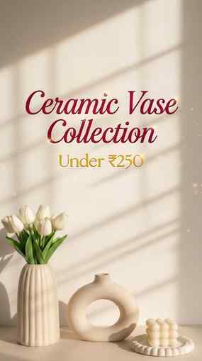 Meesho Home decor under Budget!
Link will be sent in your d