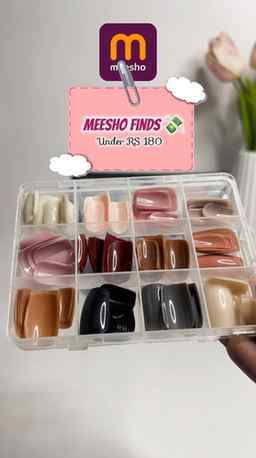 ✨ Meesho Finds — Artificial Nails 💅🏻
Salon wali nails loo