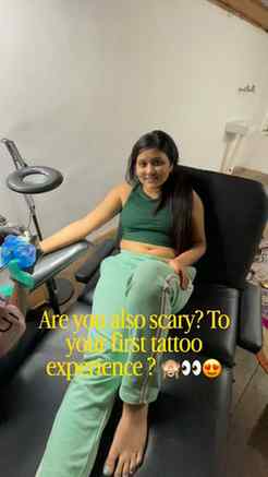 Are you scary or enjoy 👀🙈 your first tattoo things🥰❤️
.
.