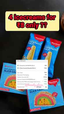 Grab Icecream for FREEE...💌
Follow & Comment 'Swiggy' for d