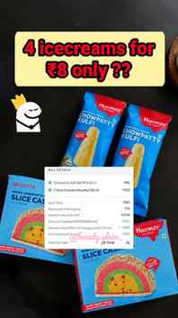 Grab Icecream for FREEE...💌
Follow & Comment 'Swiggy' for d