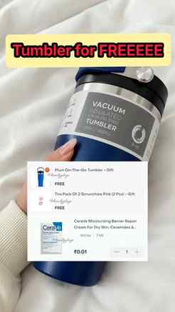 I got all these products including tumbler for FREEEEE💸
Fol