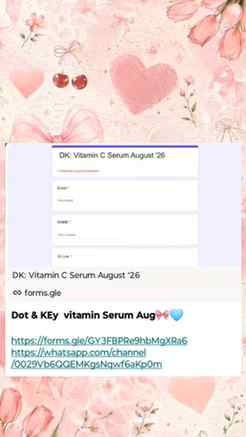 ๐ Dot & Key August Form is LIVE! ๐
Comment "FORM" ๐ฉ
Dot