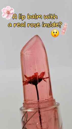 Trying the Swiss Beauty Jelly Bloom pH Lip Balm in the shade
