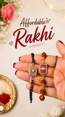 Affordable Rakhi, beautiful design & festive vibes! β€οΈ
@mee