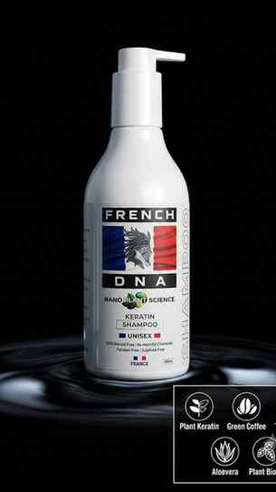 Unlock salon-quality hair with French DNA Keratin Shampoo, p
