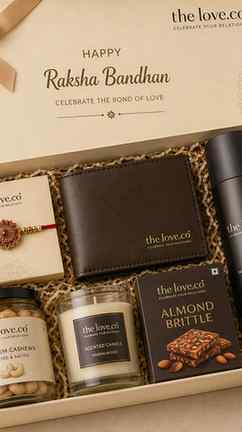 A thoughtful Rakhi gift set to celebrate the bond, love, and