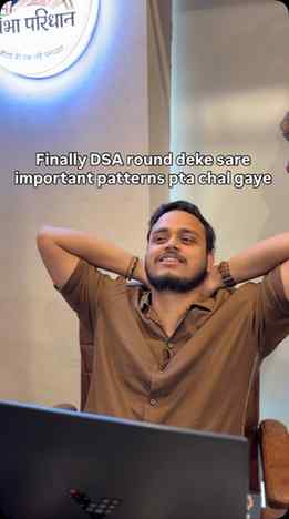 DSA round ne reject kiya, par patterns free mein sikha diye.