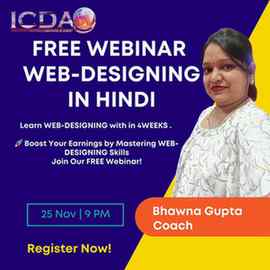 ICDA: 🌟 Elevate Your Career with Our 4-Week Web Design Cour