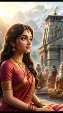 Zid ho to Parvati jesi ho ...jis se mahadev mil jae ❤️🥰
.
#