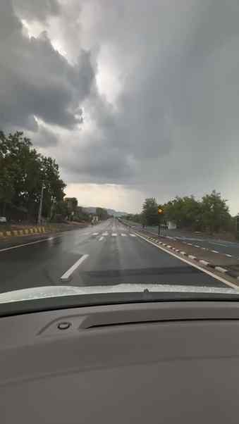 #New road trip with rain